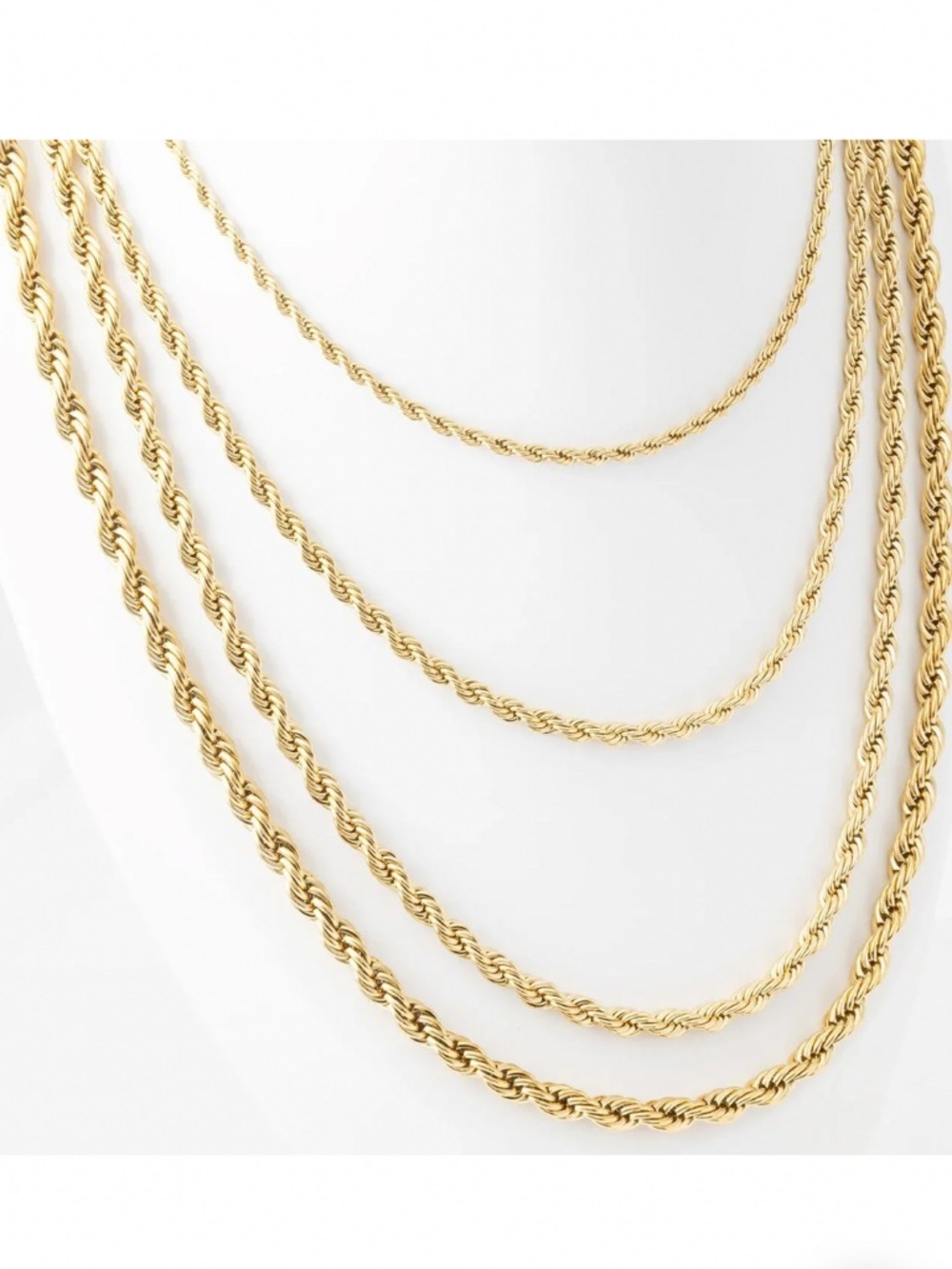 14K Gold Filled Plus™ Rope Chain Necklace - Picture 4 of 6